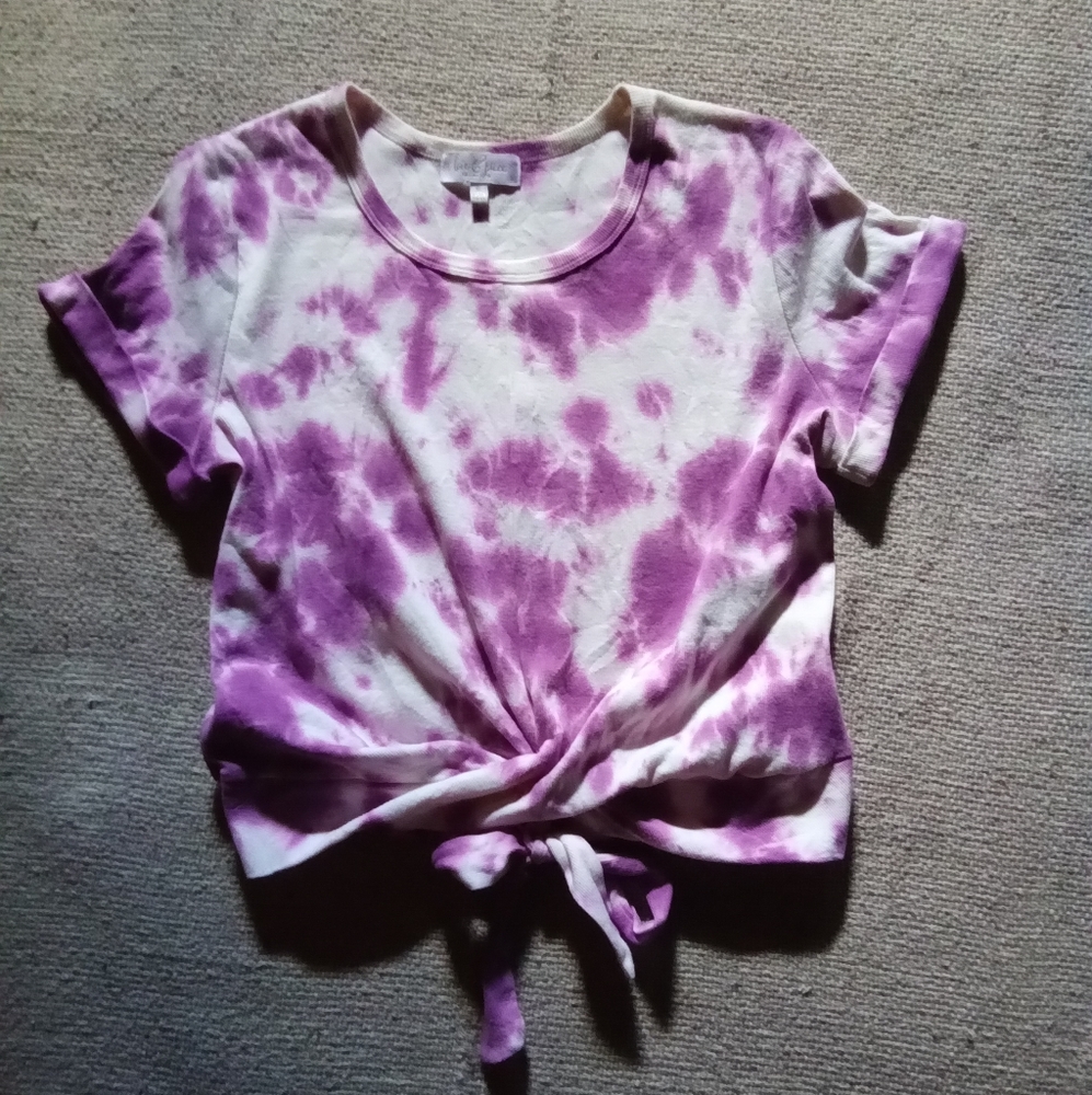 Tye Dye Twisted Bow Tee Sz XL